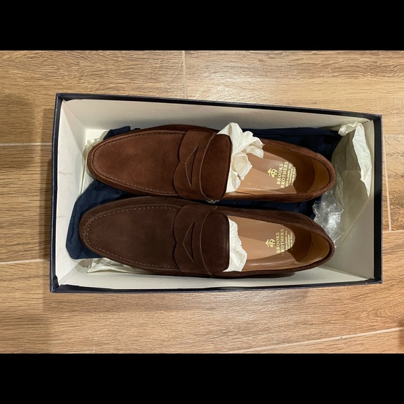 Brooks Brothers Italian Suede Loafer - Picture 3 of 9